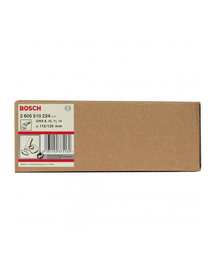 Bosch Pokrywa odsysająca z wieńcem szczotkowym 115/125mm główny