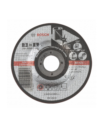 Bosch Tarcza tnąca 3in1 115mm nr 1