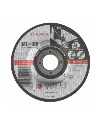 Bosch Tarcza tnąca 3in1 115mm nr 2