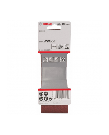 Bosch Taśma szlifierska 60x400mmP60/80/100 3 szt. nr 2