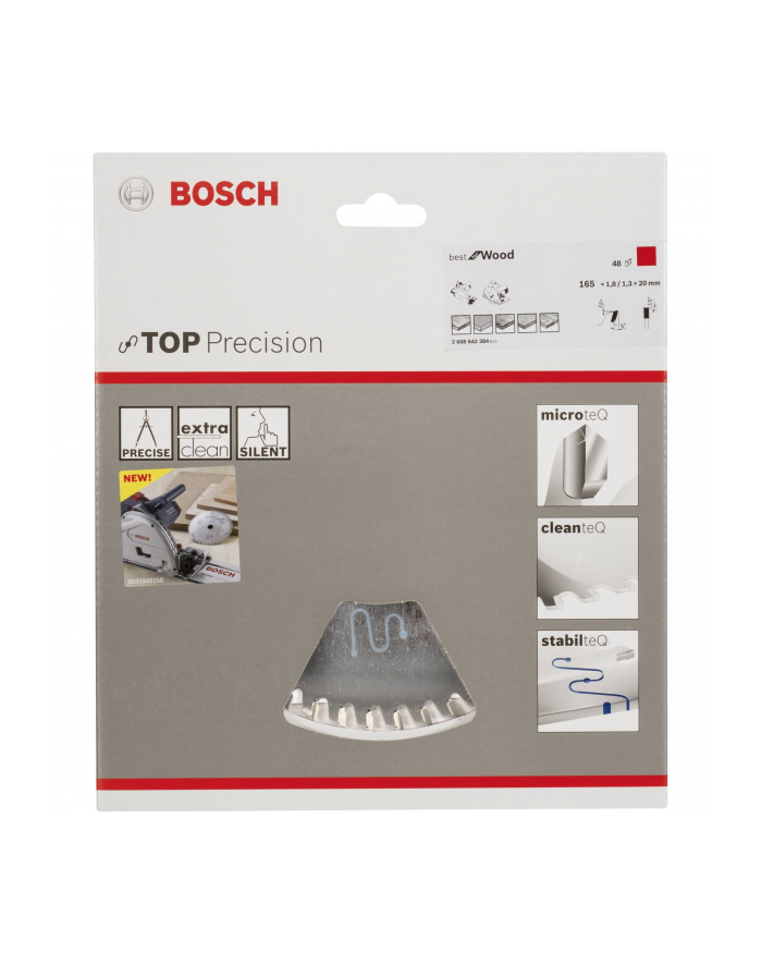 Bosch Tarcza pilarska Top Precision 165x20 główny