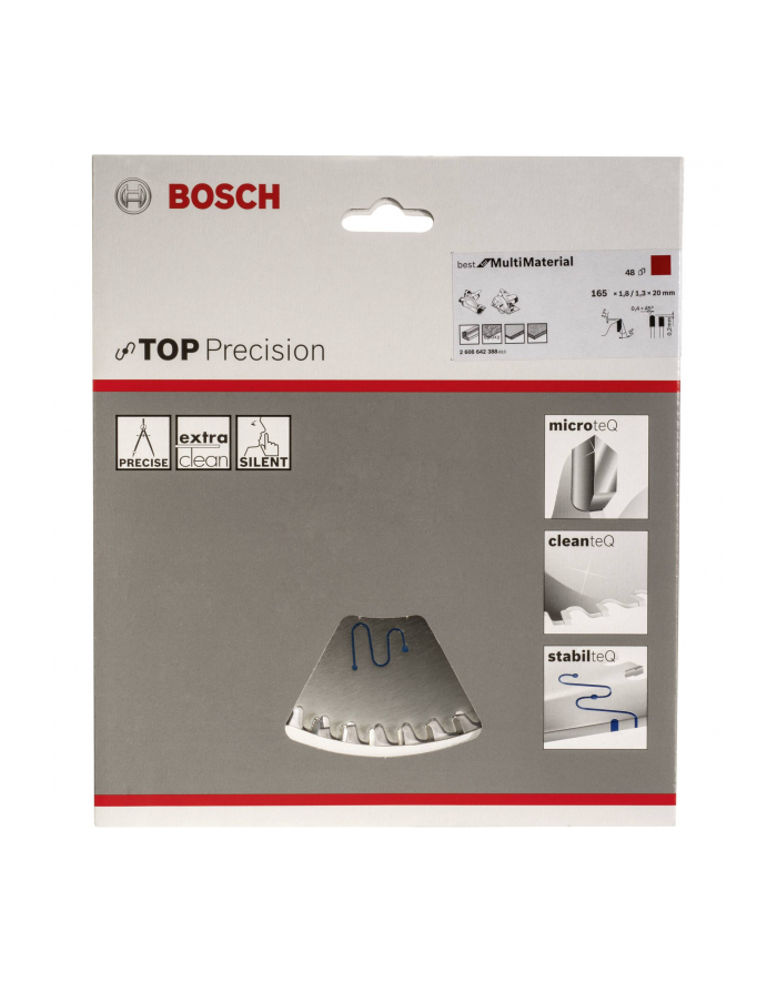 Bosch Tarcza pilarska Top Presc.165x20x48T główny