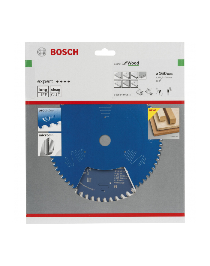 Bosch Tarcza pilarska Expert f.W. 160x20 główny