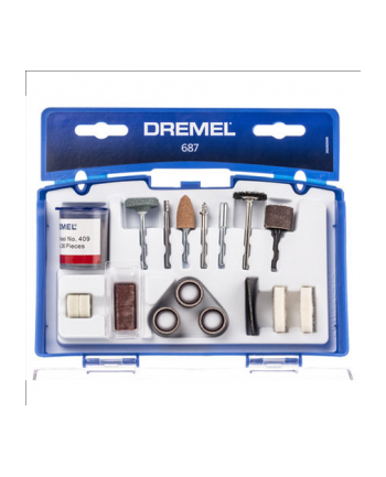 Dremel Uniwersalny zestaw do polerowania 687 52 częściowy