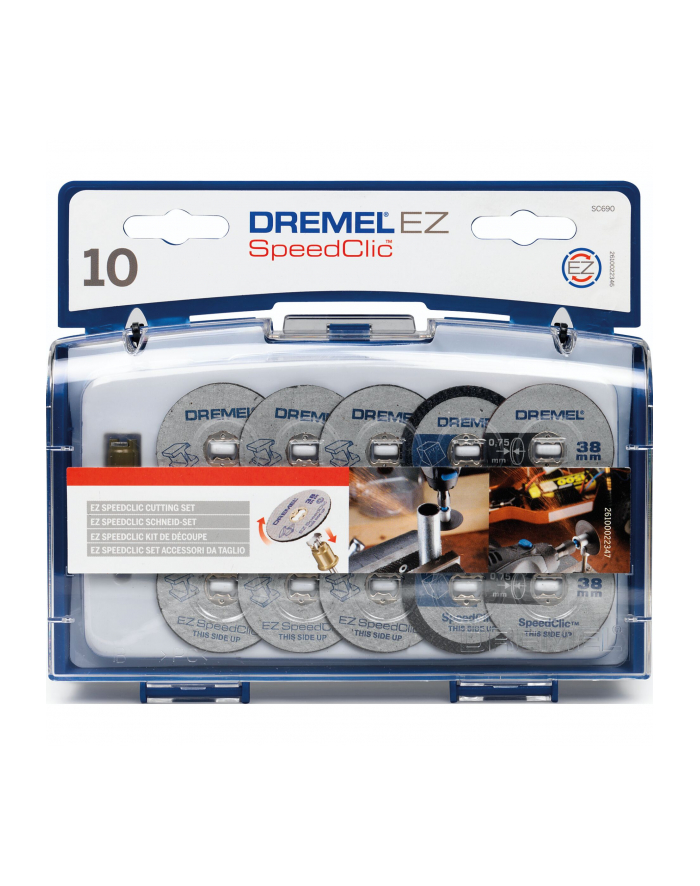 Dremel Akcesoria do cięcia SpeedClic SC690 11 częściowy główny