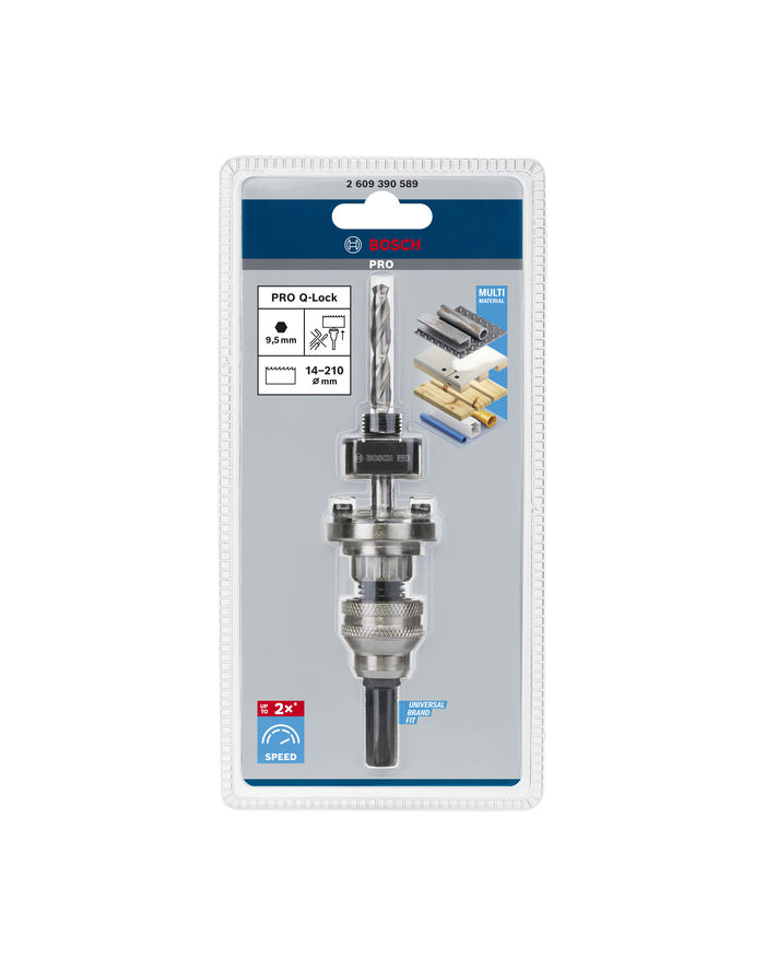 Bosch Wiertło sześciokątne Hex 9,5mm główny