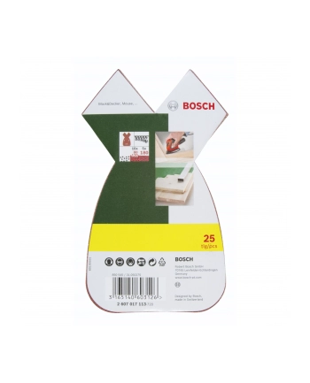 Bosch Papiery ścierne Multi 25 sztuk nr 2