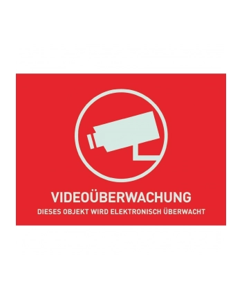 ABUS WarnSticker Video -D- 148x105mm nr 1