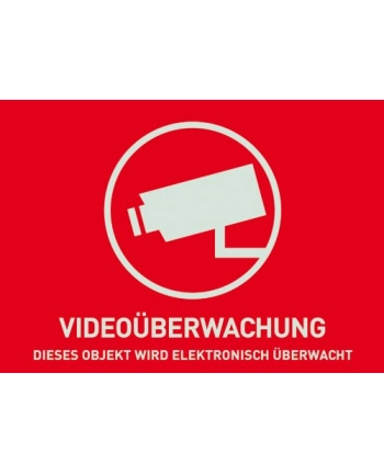 ABUS WarnSticker Video -D- 74x52.5mm nr 1