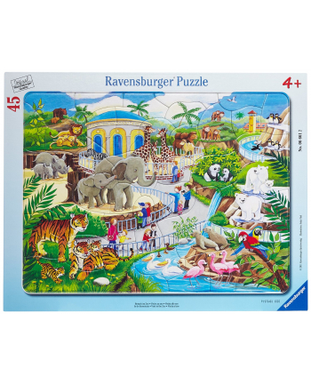 Ravensburger Puzzle Zwiedzanie Zoo 45 - 066612 nr 2