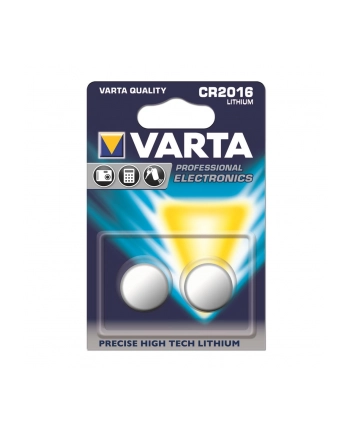 Varta CR2016, bateria pastylka, litowa, 3V (6016-101-401) nr 2