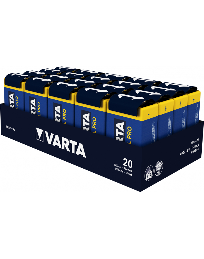 Varta Industrial 4022, alkaliczna, 9V główny