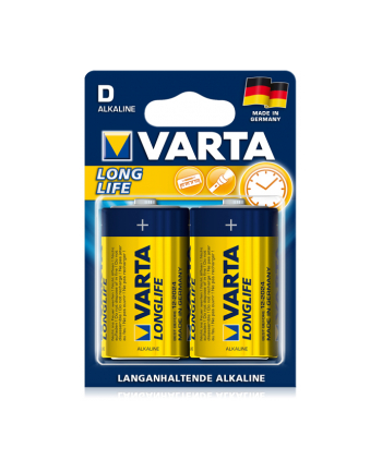 Varta Longlife R20P-D, cynkowo-chlorowa, 1.5V, sztuk 2 (3720-101-402)