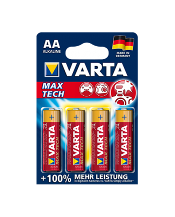 Varta Maxi Tech LR6-AA, alkaliczna, 1.5V, sztuk 4 (4706-101-404)
