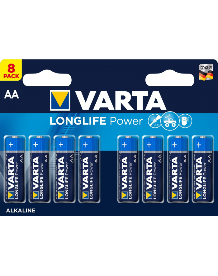 Varta High Energy LR6-AA, alkaliczna, 1.5V, sztuk 8 (4906-121-418) główny