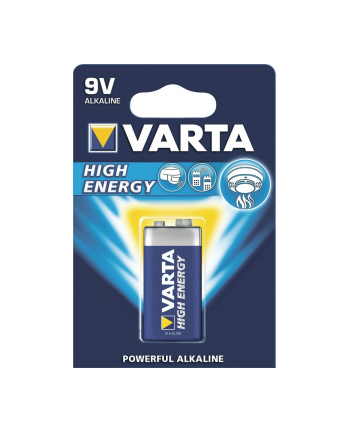 Varta High Energy 6LR61-PP3, alkaliczna, 9V (4922-101-401)