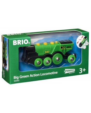 BRIO Big Green Action Locomotive 2013 (33593) nr 1