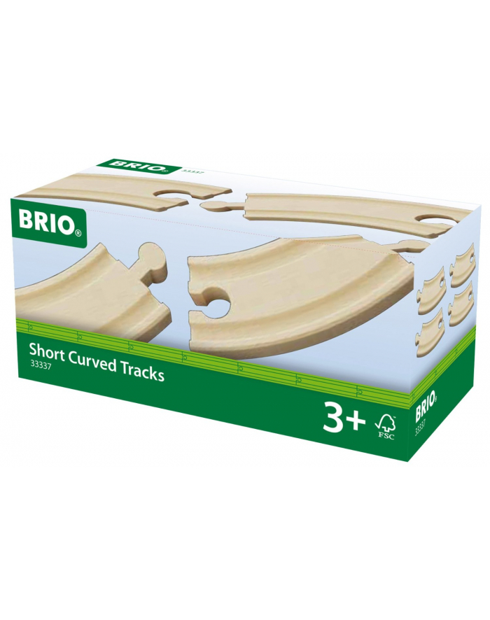 BRIO Short curved tracks (33337) główny
