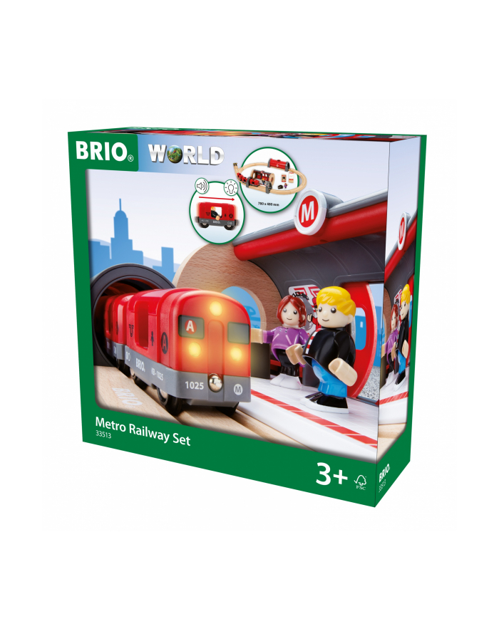 BRIO Metro Railway Set (33513) główny