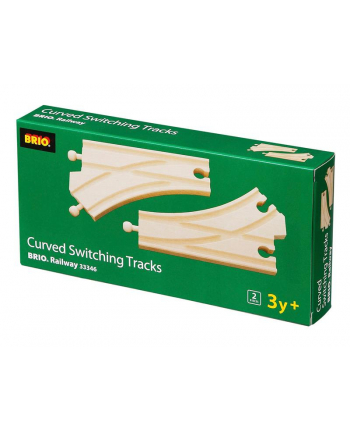 BRIO Curved switching tracks (33346) nr 1