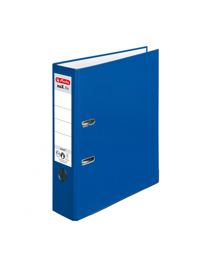 Herlitz maX.file protect - A4 - 8cm - blue główny