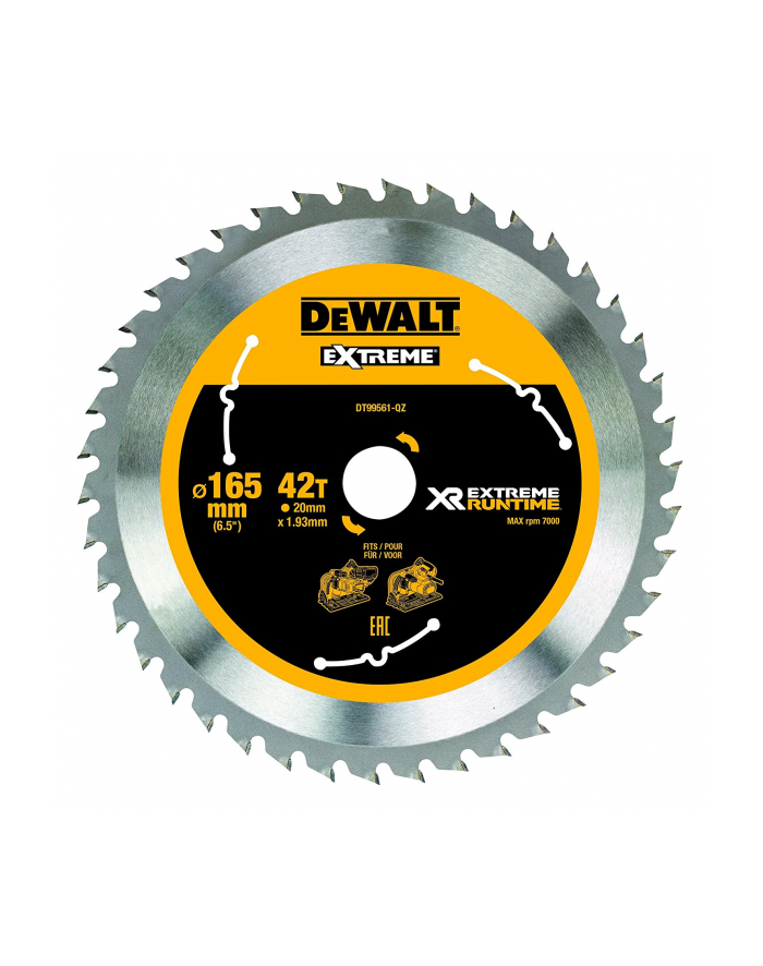 DeWalt DT99561, 165mm / 20mm główny