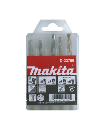 Makita drill set 1/4 '''' D-23759