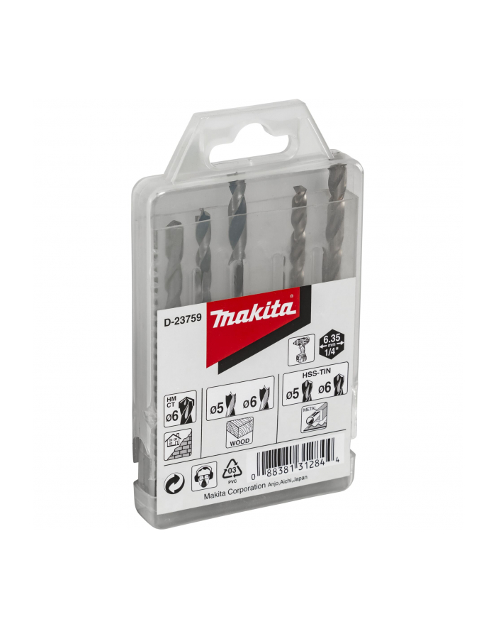 Makita drill set 1/4 '''' D-23759 główny