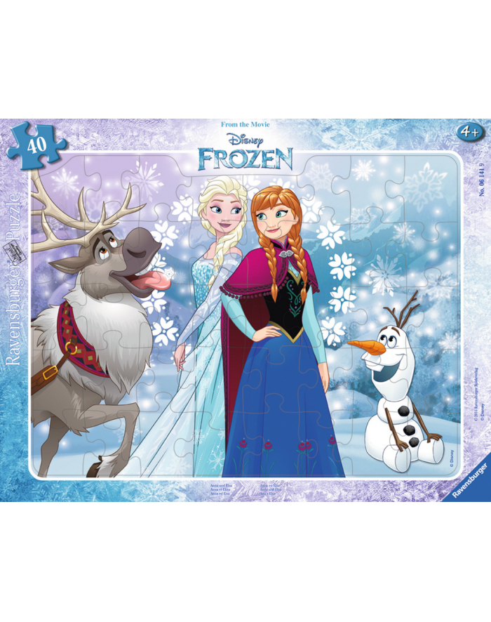 Ravensburger Puzzle Disney Frozen Anna und Elsa (06141) główny