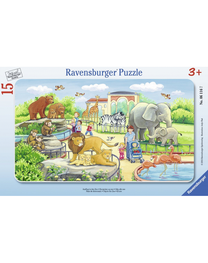 Ravensburger Puzzle Ausflug in den Zoo (06116) główny