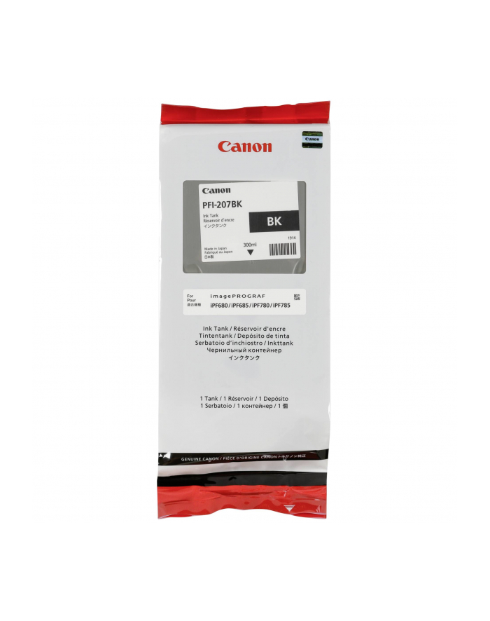 Canon ink BK PFI-207BK główny