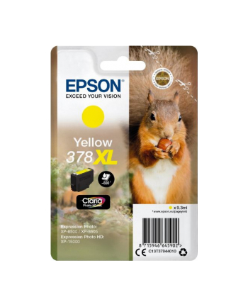 Tusz Epson yellow | 378XL | 9.3ml | Claria Photo HD