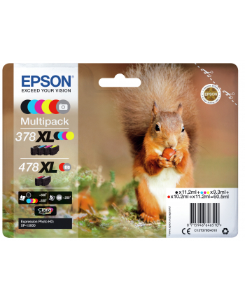 Tusz Epson Multipack 6-colors | 378XL+478XL | Claria Photo HD nr 2