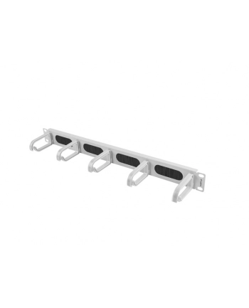 Organizer kabli 19'' 1U Panel szczotkowany Typ B szary nr 2