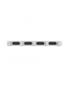 Organizer kabli 19'' 1U Panel szczotkowany Typ B szary - nr 3
