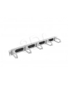 Organizer kabli 19'' 1U Panel szczotkowany Typ B szary - nr 8