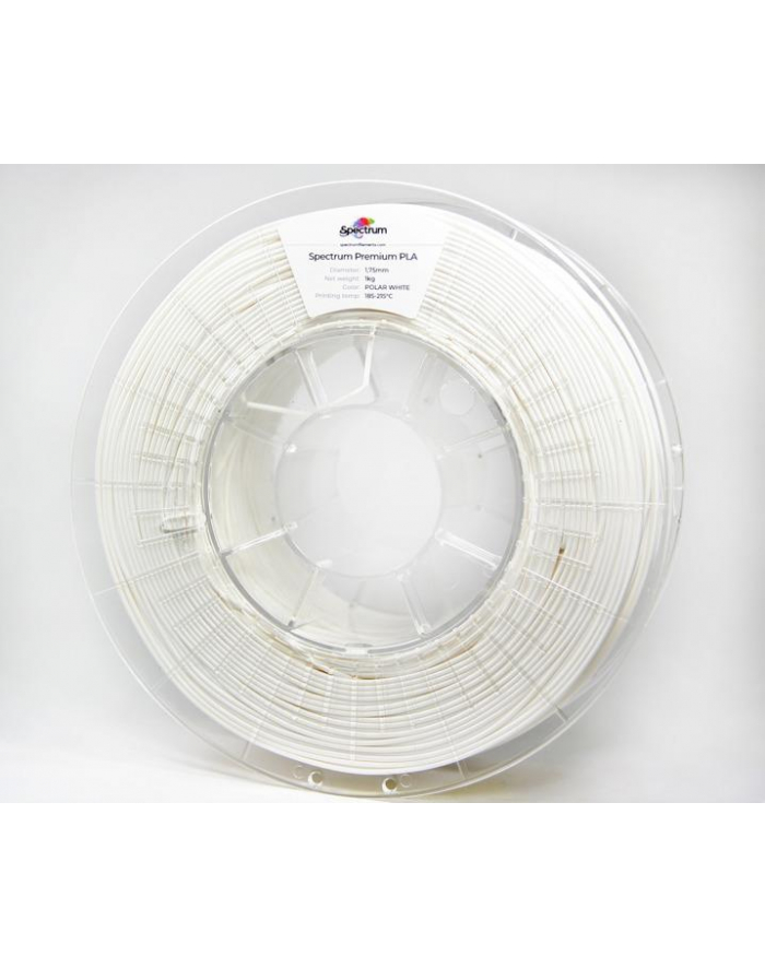 SPECTRUM GROUP Filament SPECTRUM / PLA / POLAR WHITE / 1,75 mm / 1 kg główny