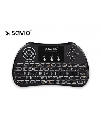 SAVIO KW-02 Podświetlana klawiatura bezprzewodowa Android TV Box, Smart TV, PS3, XBOX360, PC