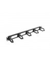Organizer kabli 19'' 1U Typ B czarny - nr 8