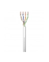 Kabel teleinformatyczny, instalacyjny, U/UTP kat.5e 4x2xAWG24/1, drut, miedziany, PVC, 305m, szary - nr 3