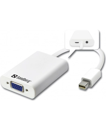 Sandberg Adapter MiniDP > VGA+Audio nr 2