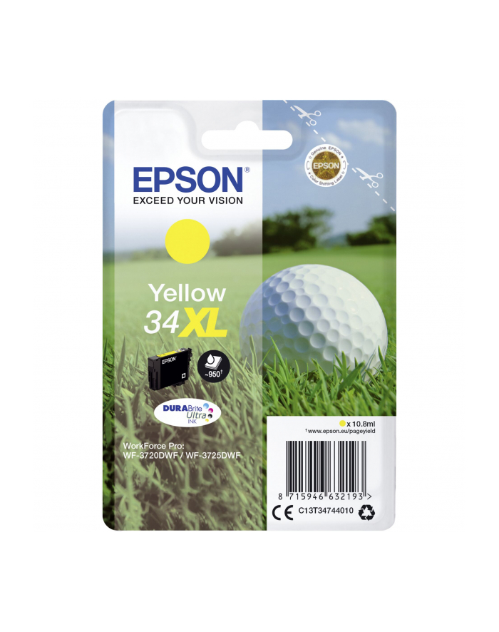Epson Tusz T3474 YELLOW  10.8ml do WF-3720 główny