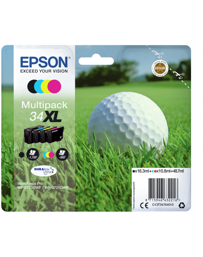 Epson Multipack T3476 16.3ml+3x10.8ml do WF-3720DWF główny