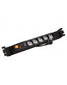 HSK Data (Acar) Acar F5 FA RACK,listwa zasilająco-filtr,5 gniazd do szaf 19'',czarna,3m - nr 4