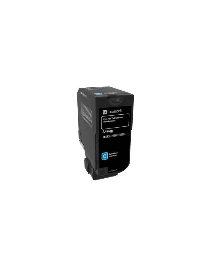 Zwrotna kaseta z tonerem Lexmark cyan | 16 000 str. | CX725de / CX725dhe główny