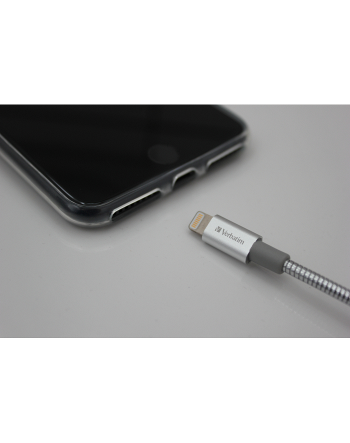 Verbatim Lightning Cable Sync & Charge100cm (silver) główny