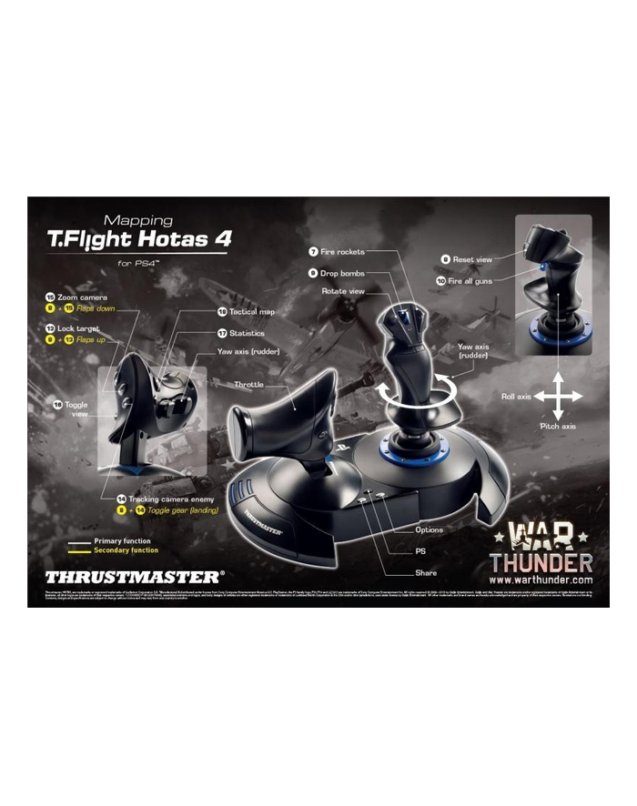 Joystick T-Flight HOTAS 4 (PC/PS4) EMEA główny