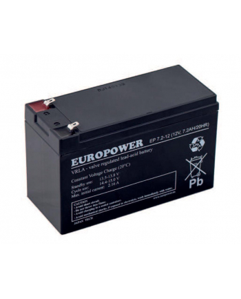 EUROPOWER EP 12V 7,2Ah T2 nr 1