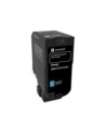 Zwrotna kaseta z tonerem Lexmark cyan | 16 000 str. | CX725de / CX725dhe - nr 12
