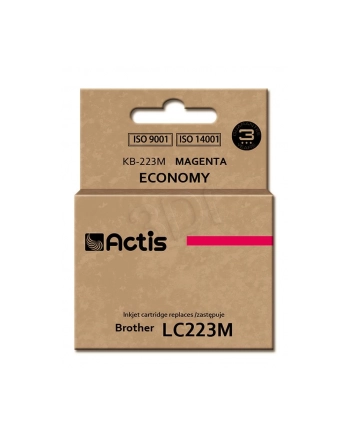 Tusz Actis KB-223M (do drukarki Brother  zamiennik LC223M standard 10ml magenta) nr 2